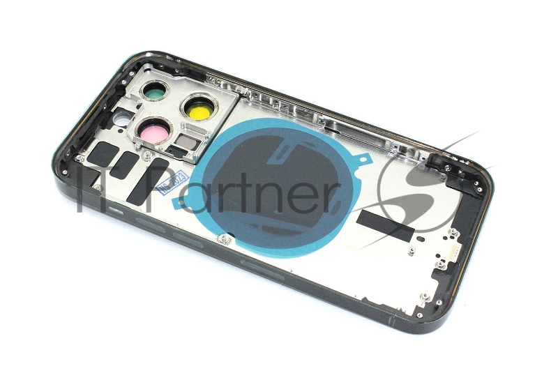 Задняя крышка (корпус) в сборе с рамкой для Apple iPhone 14 Pro черный