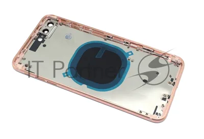 Задняя крышка (корпус) в сборе с рамкой для Apple iPhone 8 Plus розовый (Rose Gold)
