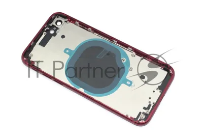 Задняя крышка (корпус) в сборе с рамкой для Apple iPhone SE3 красный