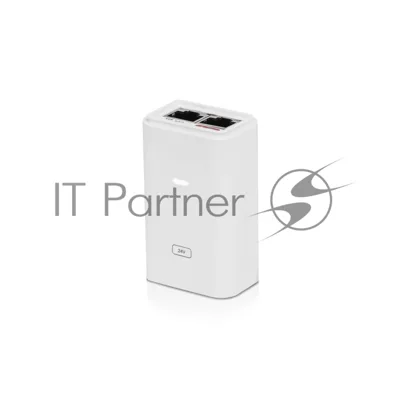 Гигабитный PoE инжектор Ubiquiti POE-24-24W-G-WH, Gigabit PoE Injector, 24V/1A (24W), белый