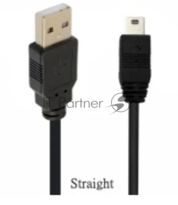 Кабель USB Type A на Mini USB прямой 1 м