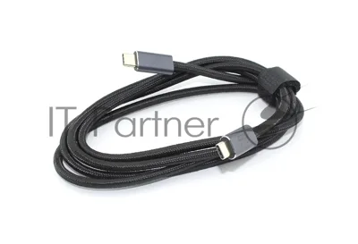 Кабель USB4 Type-C на Type-C Thunderbolt 3, PD 100W 1,5м