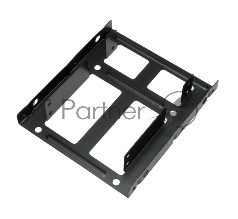 Салазки Gembird для установки двух HDD/SSD 2.5'' в отсек 3.5" металл, пакет