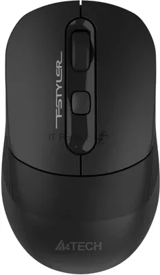 Мышь беспроводная A4Tech Fstyler FB10CS черный, 2000 dpi, радиоканал, Bluetooth, USB, кнопки - 4