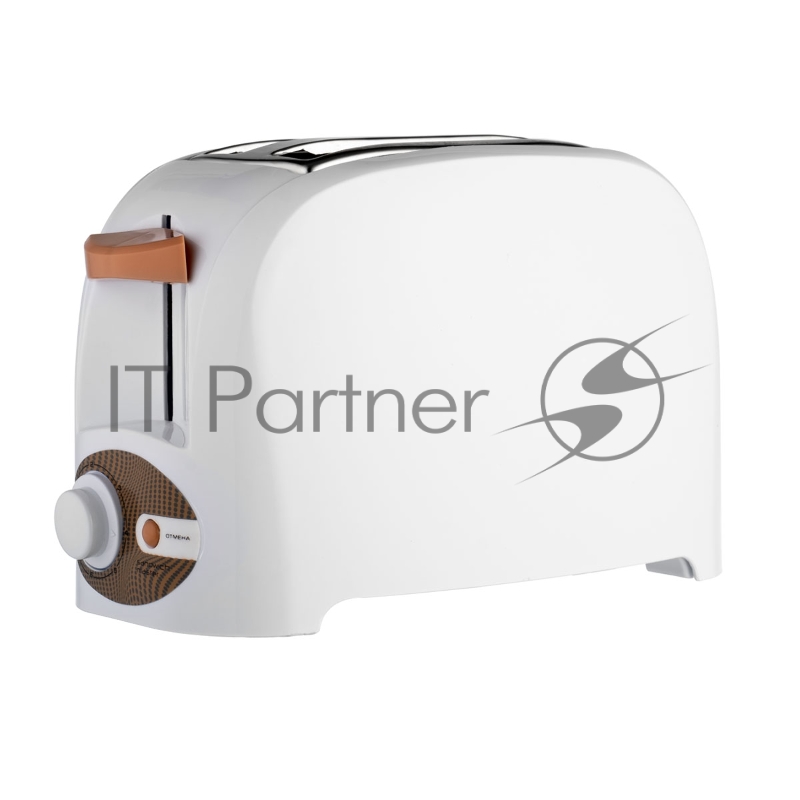 Тостер Centek CT-1420 белый, 750 Вт, 2 слота