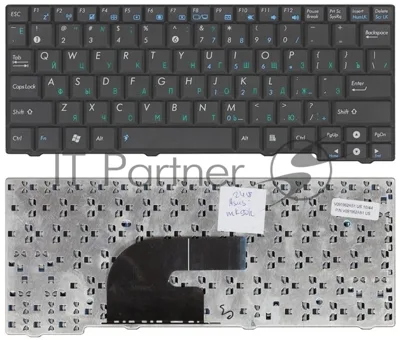 Клавиатура для ноутбука Asus Eee PC MK90H черная