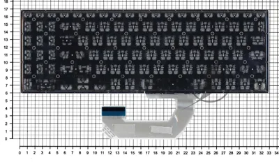 Клавиатура для ноутбука Asus UX561UD Q535UD черная без рамки, с подсветкой