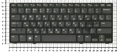Клавиатура для ноутбука Dell Inspiron 14Z 5423 13Z 5323 черная