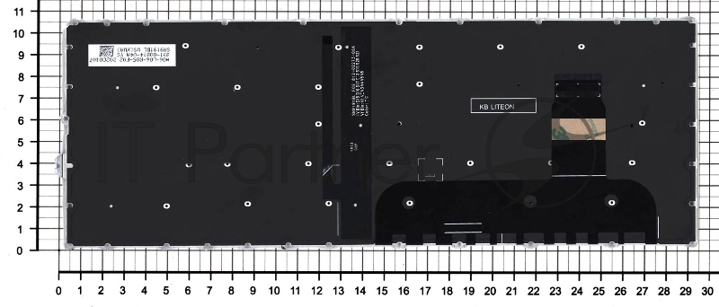 Клавиатура для ноутбука HP Elitebook 745 G7 745 G8 черная с подсветкой, без указателя