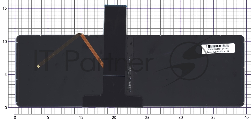 Клавиатура для ноутбука HP Envy X360 15-U000 черная без рамки с подсветкой