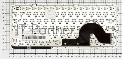 Клавиатура для ноутбука HP Pavilion dm3 dm3-1000 черная с серой рамкой