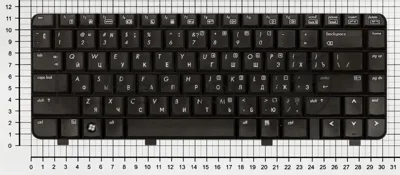 Клавиатура для ноутбука HP Pavilion DV4-1000 черная