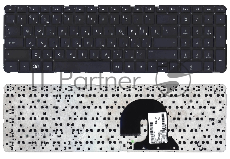 Клавиатура для ноутбука HP Pavilion DV7-4000 DV7-5000 черная