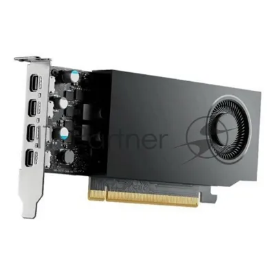 Видеокарта NVIDIA RTX A400, 4 GB GDDR6, 64 bit, 4xMini DisplayPort, GPU 727 MHz