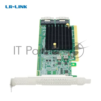 Адаптер для SSD PCIe x16 to Two SlimSAS SFF-8654 8i Retimer Adapter