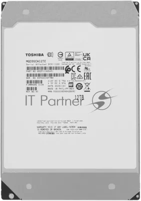 Жесткий диск Toshiba HDD SAS 12Tb 7200 512Mb (replacement MG07SCA12TE)