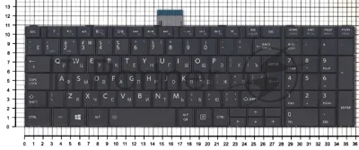 Клавиатура для ноутбука Toshiba Satellite C55 C55-A C55dt черная