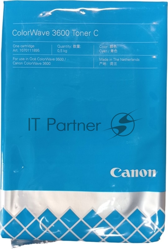 Тонер лазерный Canon ColorWave 3600 Toner C (3281C002) голубой для Canon Oce ColorWave 3600