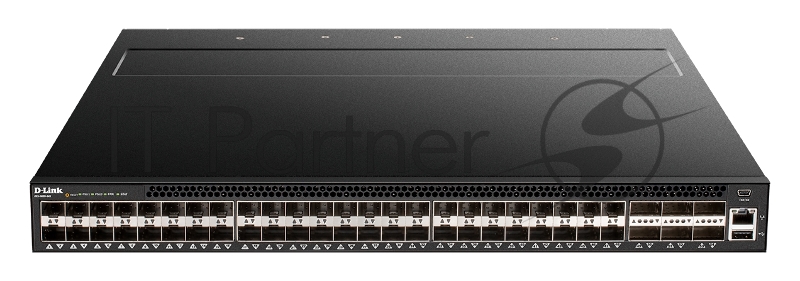 Коммутатор D-Link DXS-5000-54S/A1ASI, 48×10 Гбит/с SFP+ + 6×40 Гбит/с QSFP+, управляемый