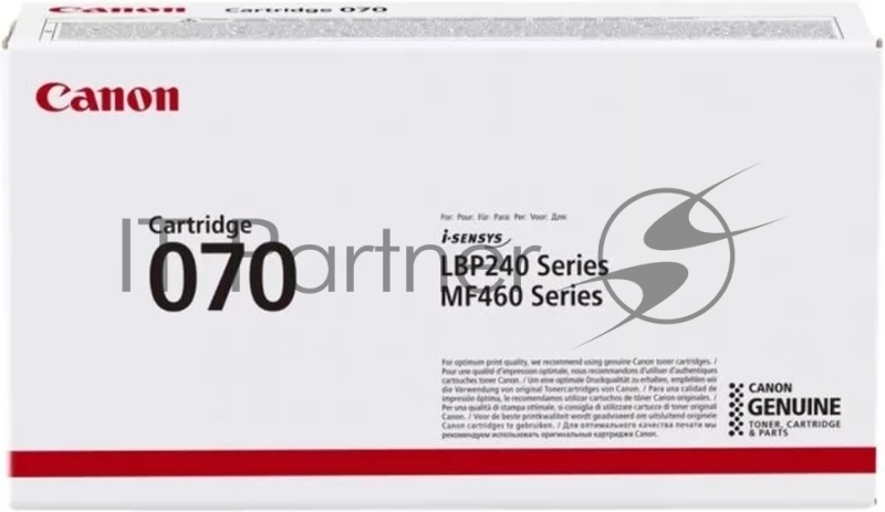 Картридж лазерный Canon CRG 070 BK черный (3000 стр) для Canon MF240/460 series