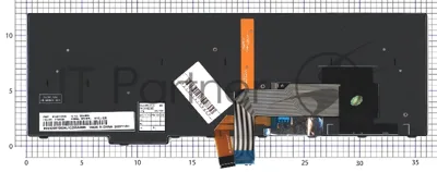 Клавиатура для ноутбука Lenovo Thinkpad S5 2nd Gen черная с подсветкой