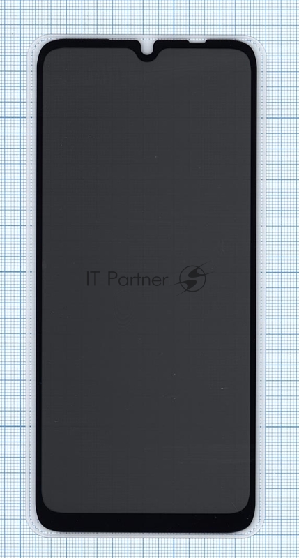 Защитное стекло Privacy "Анти-шпион" для Xiaomi Redmi 9C