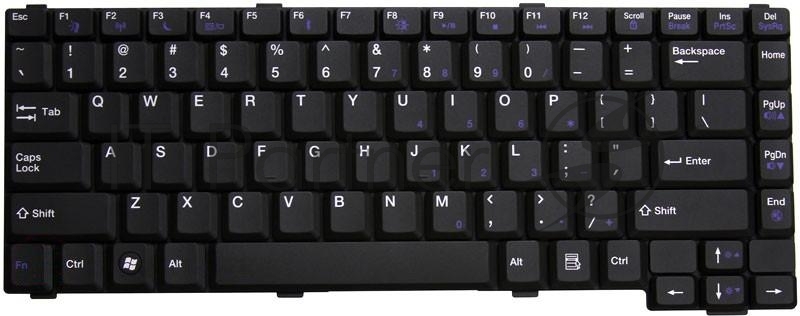 Клавиатура для ноутбука Gateway MX6930 MX6931 MX6951 MX6919 MX6920 MX6920h CX2700 M255 NX570 черная