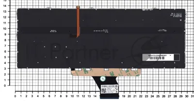 Клавиатура для ноутбука HP Envy 13-BA серебро