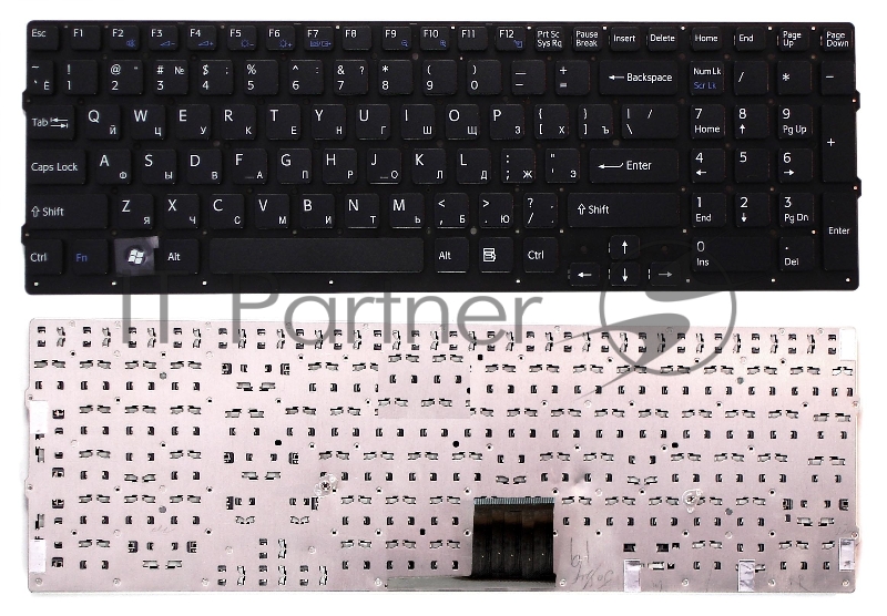 Клавиатура для ноутбука Sony Vaio VPC-EC черная