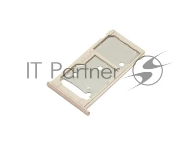 Лоток для SIM-карты Huawei Y7 2017 золотой