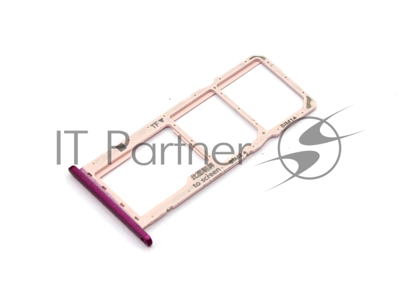 Лоток для SIM-карты Huawei Y7 Pro 2019 фиолетовый