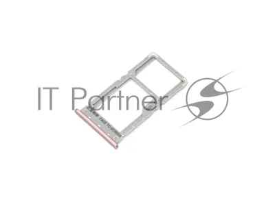 Лоток для SIM-карты Xiaomi Redmi Note 6 розовый