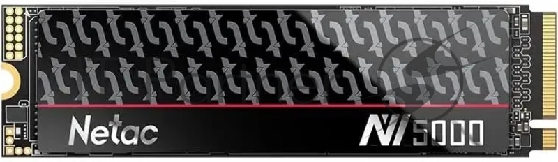 Накопитель SSD Netac NV5000-T, 1Tb, M.2 2280, PCIe 4.0 x4, NVMe, R/W 4800/4600, с радиатором