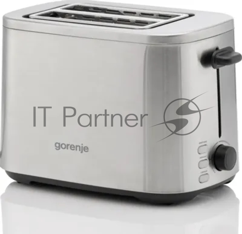 Тостер Gorenje T800DS нержавеющая сталь, 800 Вт, 2 слота