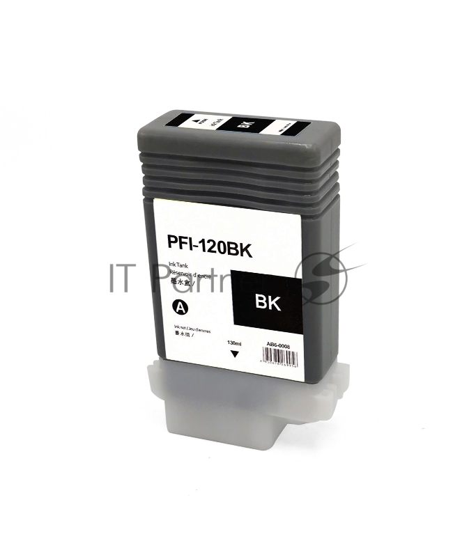 Картридж струйный NVPrint PFI-120BK (NV-2885C001) Black для Canon imagePROGRAF TM-200/205/300/305 (130 мл) совместимый