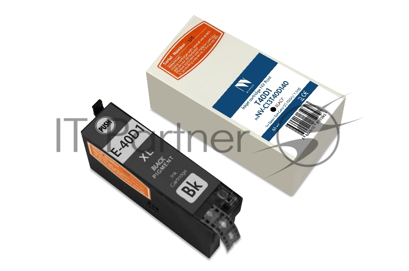 Струйный картридж NVPrint T40D1 (NV-C13T40D140) Black для Epson SureColor SC-T5100/T3100 (65 мл) совместимый