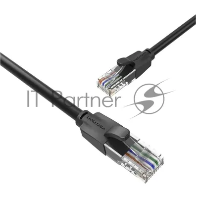 Патч-корд Vention прямой UTP cat.6, RJ45 - 10м. черный