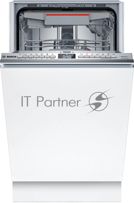 Встраиваемая посудомоечная машина Bosch SPV4HMX65Q, серебристый, 45 см, 10 компл., 45 дБ, класс A+