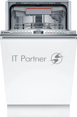 Встраиваемая посудомоечная машина Bosch SPV4HMX65Q, серебристый, 45 см, 10 компл., 45 дБ, класс A+