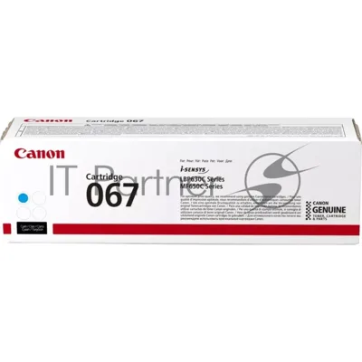 Картридж лазерный Canon CRG 067 C (5101C002) голубой (1250 стр.) для Canon i-SENSYS LBP631CW LBP631/LBP633Cdw LBP633/MF651Cw MF651/MF655Cdw MF655/MF657Cdw MF657