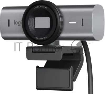 Веб-камера Logitech MX Brio 705 3840x2160, 30 кадр/с, USB Type-C, микрофон (2 шт, шумоподавление), автофокус, HDR, крепление на мониторе, графитовый