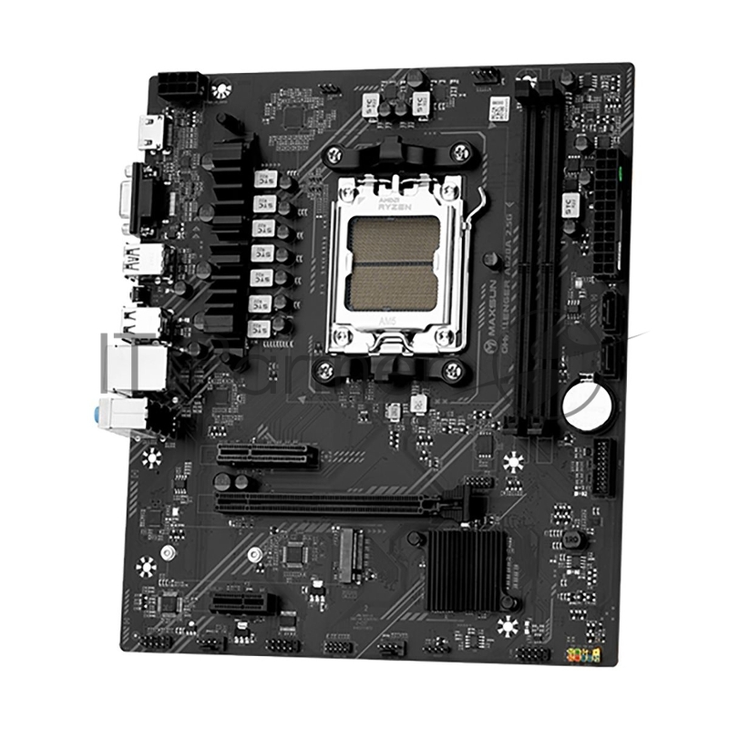 Материнская плата Maxsun Challenger A620A 2.5G, AM5, AMD A620, 2xDDR5, 2xSATA, 1xM.2, 1xPCI-E 4.0 x16, 1xPCI-E x4, 1xPCI-E x1, 1xVGA, 1xHDMI, 1x 2.5Gb LAN, 2xUSB-A 2.0, 4xUSB-A 3.2 Gen 1, 5.1, mATX