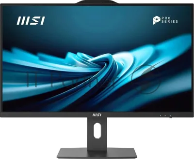 Моноблок MSI Pro AP272P 14M AiO 27" FHD(1920x1080)IPS AG Non-touch, Core i5-14400 (2.5GHz), 16Gb DDR5(2x8Gb), 512Gb SSD M.2, Intel UHD,WiFi,BT,camera, WirelessKB&mouse Eng/Rus,No OS,1y war-ty, черный (9S6-AF8321-802)
