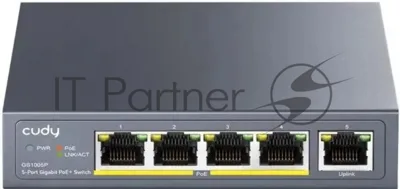 Коммутатор Cudy GS1005P, 5×1 Гбит/с