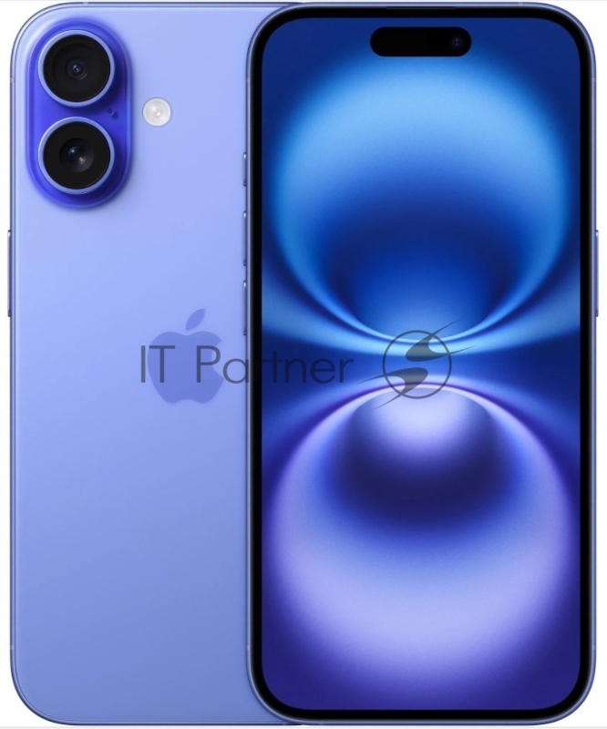 Смартфон Apple iPhone 16 A3287, 8/128Gb, ультрамарин