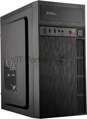 Компьютерный корпус KingPrice KPCC-MN210 черный без БП mATX 1x80мм 2x120мм 2xUSB 2.0 audio