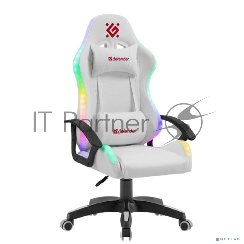 Кресло игровое Defender FACTOR X RGb белый