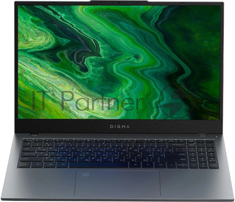 Ноутбук Digma Pro Fortis M/15.6"/IPS/Intel Core i7 1255U/16Gb/512Gb/SSD/Intel Iris Xe Graphics/Windows 11 Pro/серый/1.8kg
