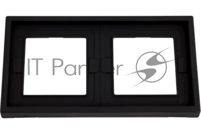 Рамка 2-м ArtGallery IP44 карбон SE GAL441002