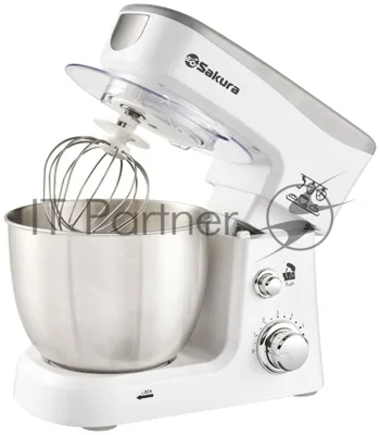Миксер планетарный Sakura SA-6327W белый